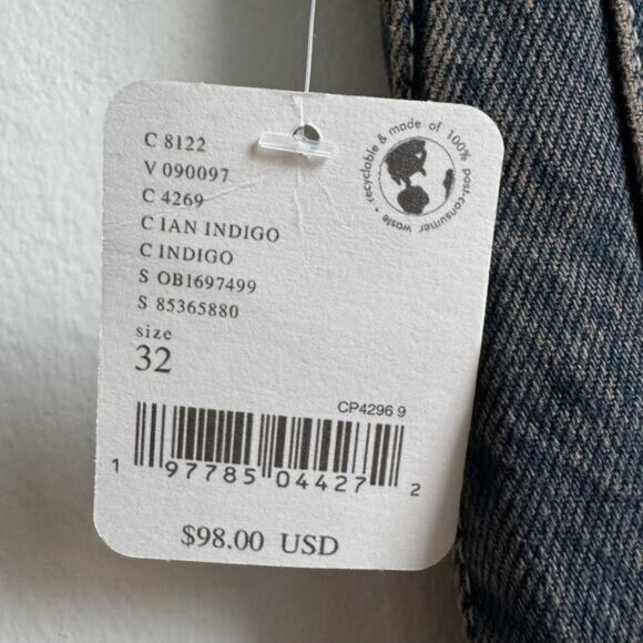 NWT WE THE FREE Good Luck Mid Rise Barrel Jeans - Picture 4 of 11